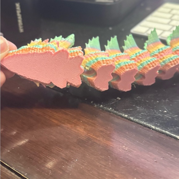 3D Printed Colorful Reptile Dragon 🐍 - Picture 3 of 9